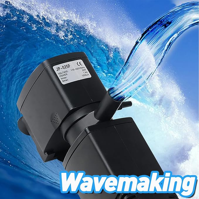 Fish Tank Filter Small Pond Filter for 100-200 Gal. Tank Crystal 420GPH Biochemical Filtration Powerful Submersible Water Pump Large Aquarium Accessories Air Supply