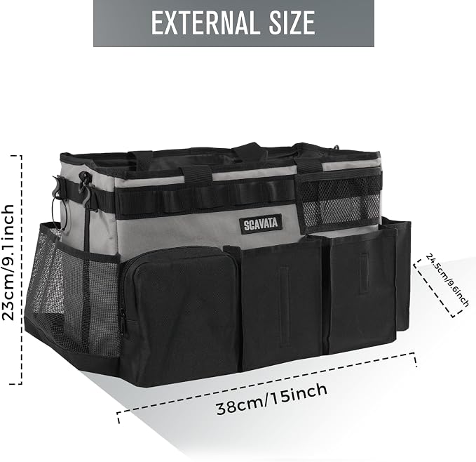 2 Pack Cleaning Caddy Bag (Blue & Grey)