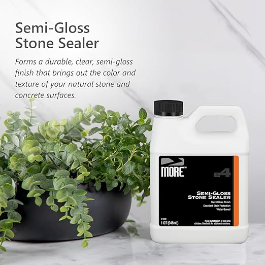 MORE Semi-Gloss Stone Sealer (Quart / 32 oz.)
