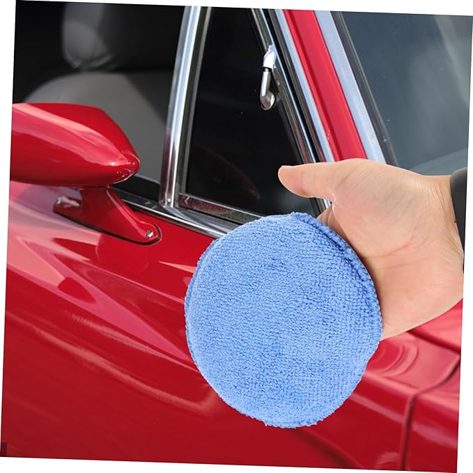 GLEAVI 50pcs Sponge Applicator for Car Detailing Car Washing Pad Wax Applicator Pads Polishing Soft Sponge for Paint
