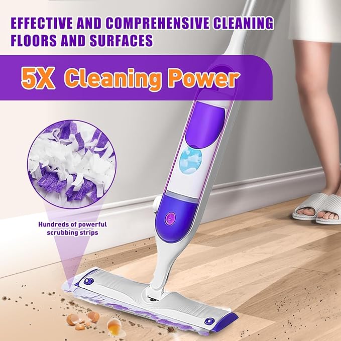 50 Pack Disposable Power Mop Pad Refills for Swiffer Power Mop, Compatible with Swiffer Power Mop Refills, Thickened Multi-Surface Replacements for Swiffer Wet Pads Refill on All Finished Floors