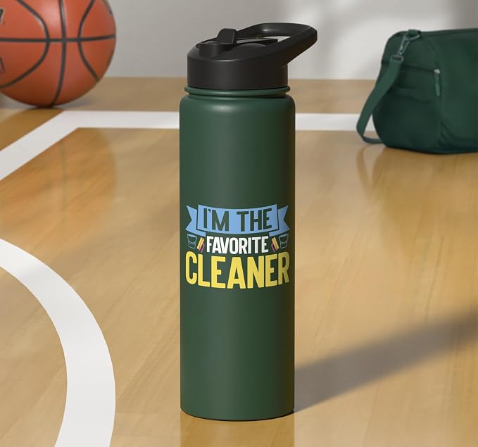 Im the favorite Cleaner Cleaning Stainless Steel Insulated Water Bottle