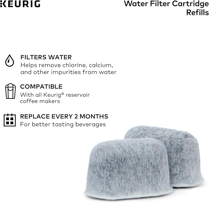 Keurig 6-Month Brewer Maintenance Care Kit, Includes Descaling Solution, Rinse Pods, & Water Filter Cartridges, Works with all K-Cup Pod Coffee Makers