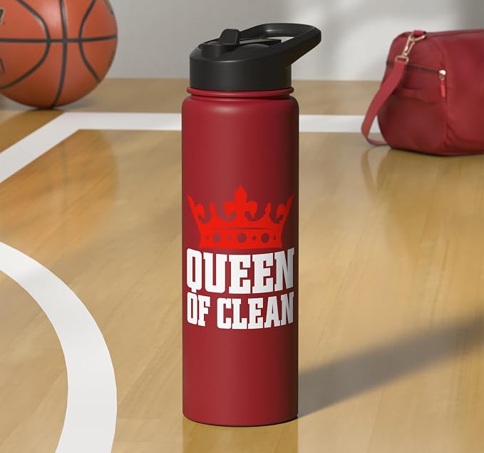 Queen of Clean Cleaning Stainless Steel Insulated Water Bottle