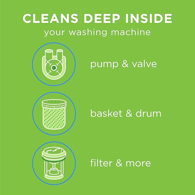 Everydrop by Whirlpool Ice Filter, F2WC9I1, Single-Pack & Affresh W10549851 Dishwasher Cleaner 6 Tablets Formulated to Clean Inside All Machine Models, 6 Count