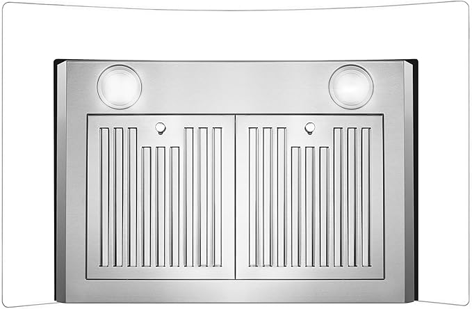 COSMO COS-668AS750 30 in. Vista Collection 380 CFM Ducted Wall Mount Range Hood, Touch Controls, LED Lights, Stainless Steel