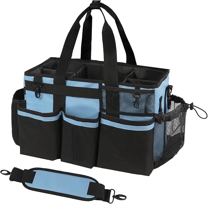 2 Pack Cleaning Caddy Bag (Blue & Orange)