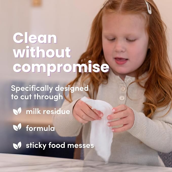 Dapple baby All Purpose Wipes, Hypoallergenic & Powered by Plants Cleaning Wipes, Hint of Lavender, 30 Count (Pack of 1)