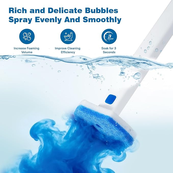 Disposable Toilet Brush Refills,48 Pcs,Disposable Toilet Cleaner,Toilet Bowl Cleaner,Not Compatible with Other Brands