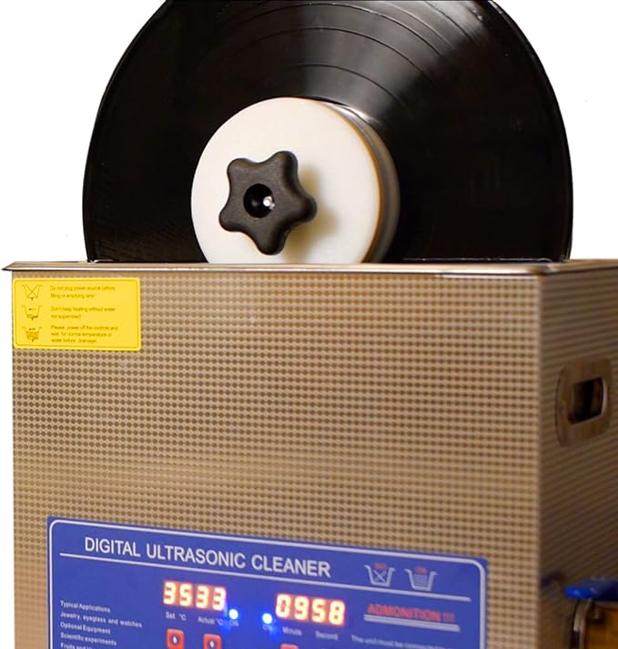 GrooveWasher G-Sonic Ultrasonic Record Wash Concentrate – Professional Cleaner for Vinyl Records, Compatible with Record Cleaning Machines, Safe Groove Penetrating Cleaner for Delicate Vinyl Records