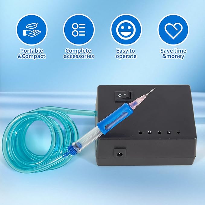 Hearing Aid Vacuum Cleaner, Hearing Aid Cleaning Tools for Earbuds, Headphones, in-Ear Monitors, Ear Vacuum Strong Suction Removes Earwax