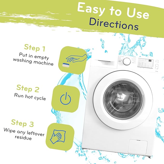 Eco-Gals Eco Scrubz Deep Dishwasher Machine Cleaner Unscented, 12 Count Tablets - 1 Year Supply plus Eco-Shines Dishwasher Detergent Pods With 3 in 1 Power of Liquid, Powder, and Gel for Brig