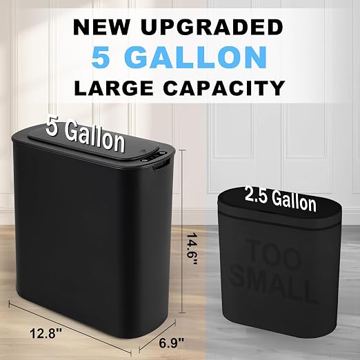 Cesun 4 Gallons and 5 Gallons Touchless Trash Can