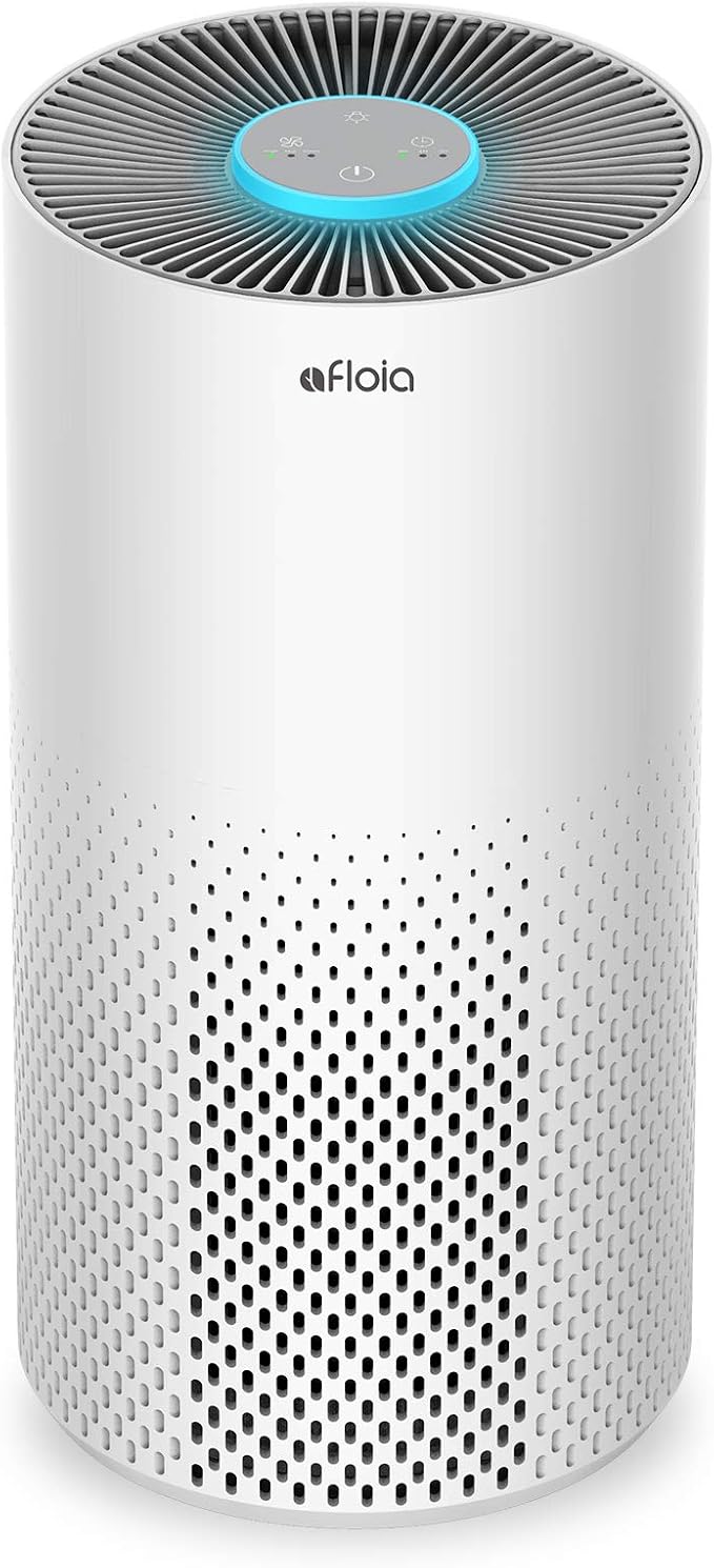 Afloia Air Purifiers for Home Bedroom Large Room Up to 1076 Ft², Kilo White, Afloia Original Filter for Kilo, 1 Pack