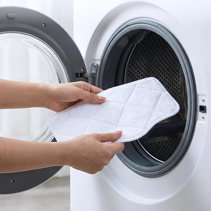 Steam Mop Pads for GHORA Steam Mop Cleaner, 2 Packs