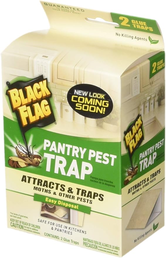 Black Flag Pantry Pest Traps - 8 Total(4 Packages with 2 Traps Each)