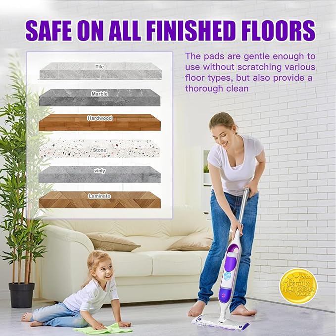 Power Mop Pads Compatible with Swiffer Power Mop Refills, Disposable Multi-Surface Power Mop Refills for Swiffer Wet Pads Refill, Cleaning Supplies for Swiffer Power Mop Pads, Unscented, 25 Pack