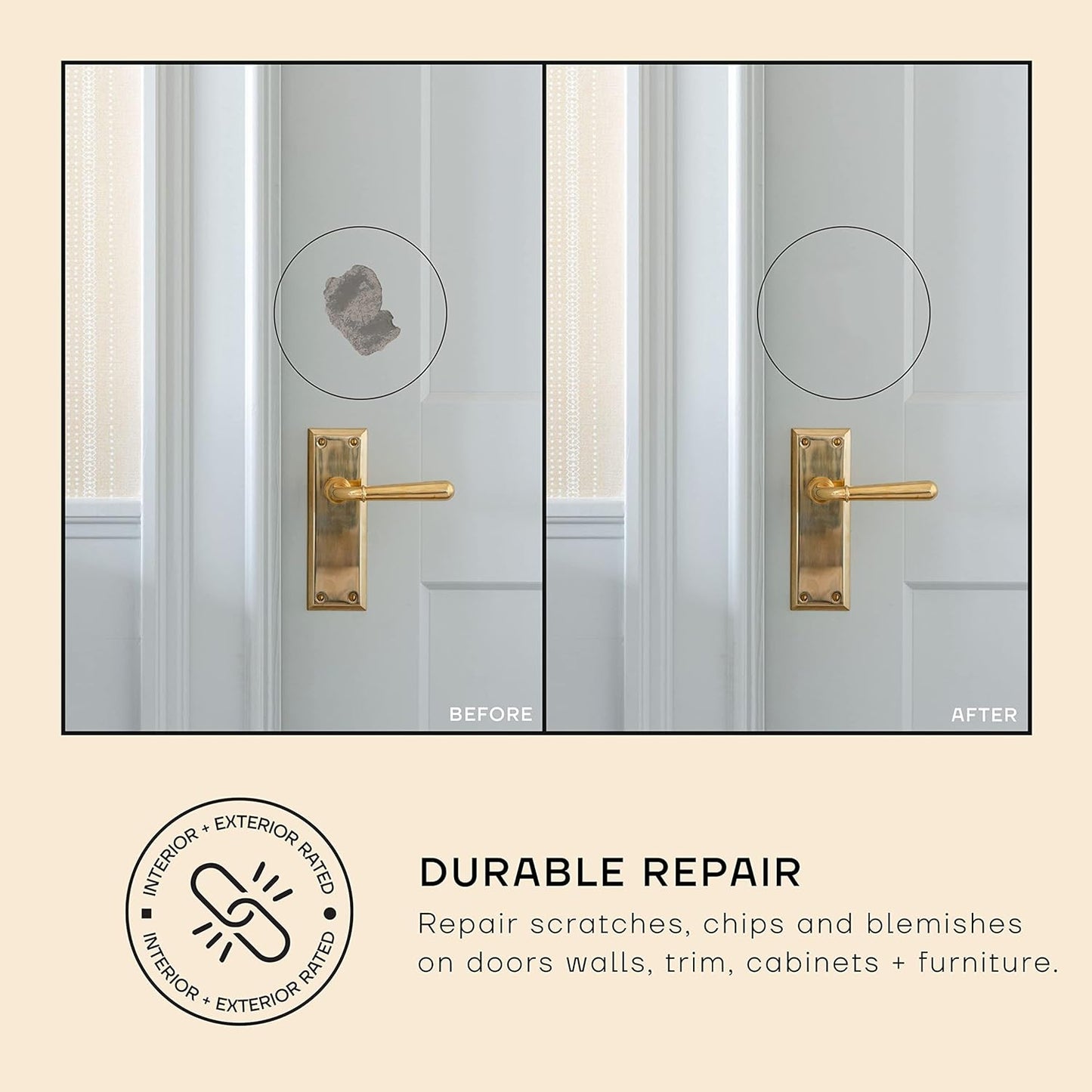 soto Beige Paint Touch Up, Multi-Surface, Matte Finish (No. 11 Earthwork Beige) — 10 Milliliters of Scratch Repair for Furniture, Walls, Cabinets, Trim, Doors, Indoor/Outdoor