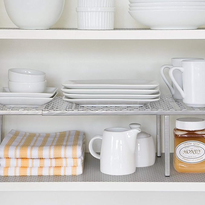 HooTown Refrigerator, Fridge Shelf Liners and Drawer Mats 11.8 Inch Wide x 78.7 Inch Long, Non Adhesive EVA Plastic Washable Waterproof Pads for Kitchen Cabinet, Pantry Closet, Cupboard, Transparent