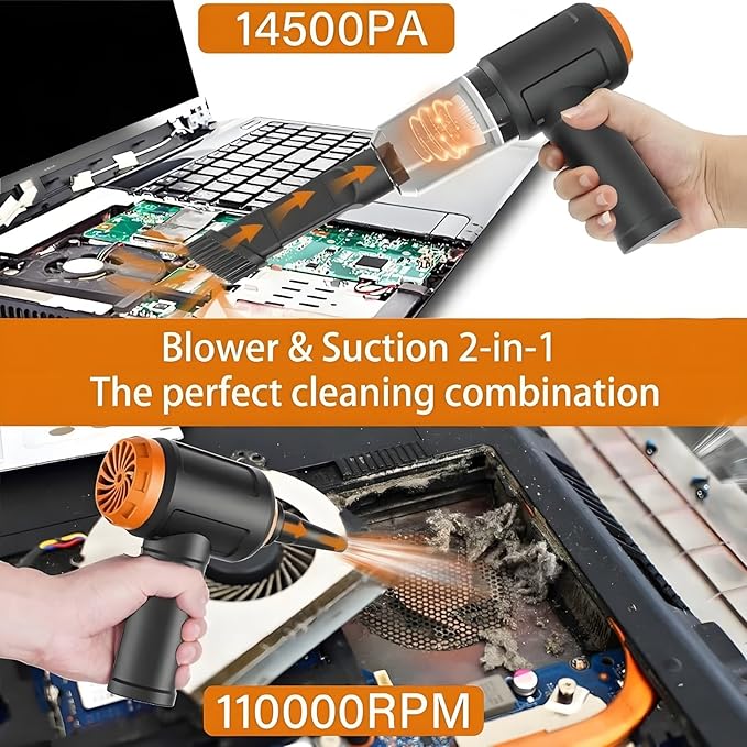 Meudeen Air Duster - Cordless Electric Air Duster
