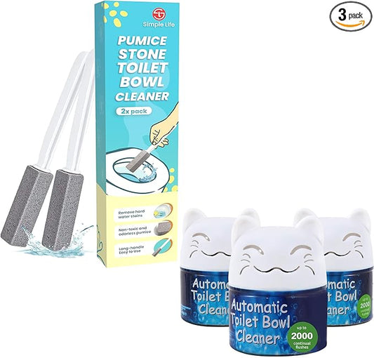 Simple Life Pumice Stone + Tablet Bottles Bundle
