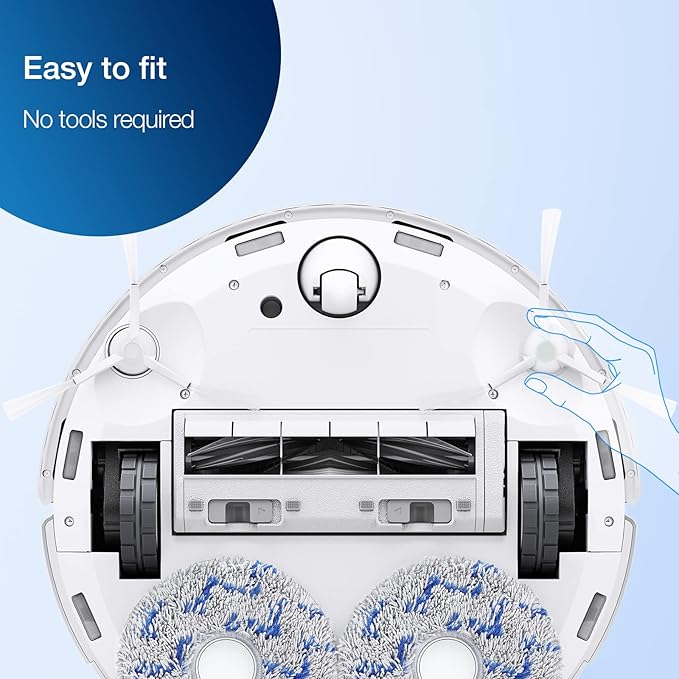 ECOVACS Deebot Accessory Pack (Replacement Brushes and Filters) for Deebot T20 Omni Robot Vacuum and mop Cleaner