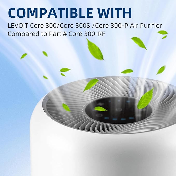 Core 300-P Replacement Filter for LEVOIT 300 Core 300 Air Purifier, 4-Pack, White, 3-in-1 Core 300-RF Efficient Filter by APPLIANCEMATES