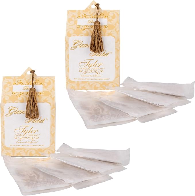 Tyler Candle 40111 Diva Dryer, Home, Drawer, Vehicle Scent Sachet, Pack of 2