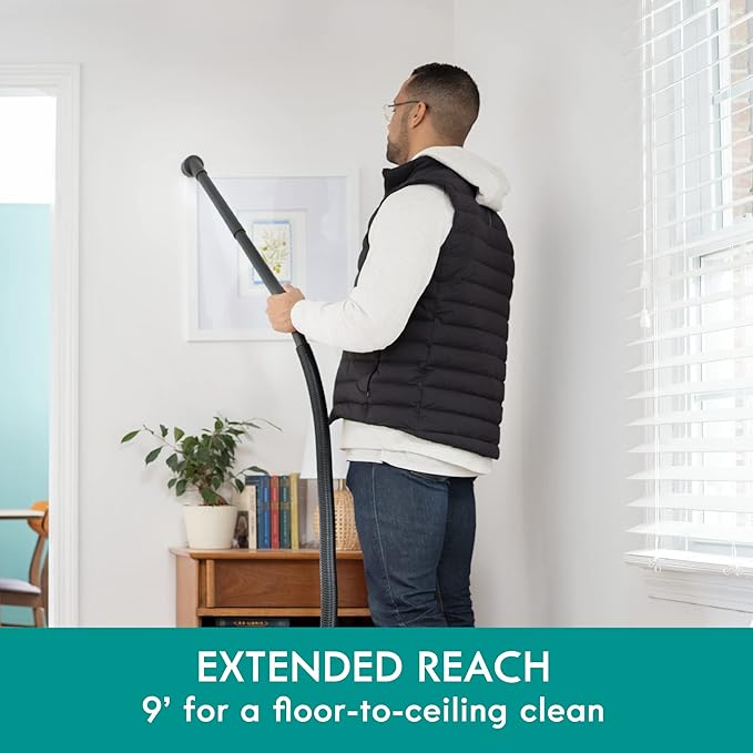 Kenmore KW3030 Wet Dry Canister 3.2 Gallon 2.5 Peak HP Shop Vacuum Cleaner with Extension Wands Tool Storage & Wall Bracket for Garage, Car, Home & Workshop, Green | 2.5 Peak HP, Extension Wands, Tool Storage & Wall Bracket, For Garage, Car, Home