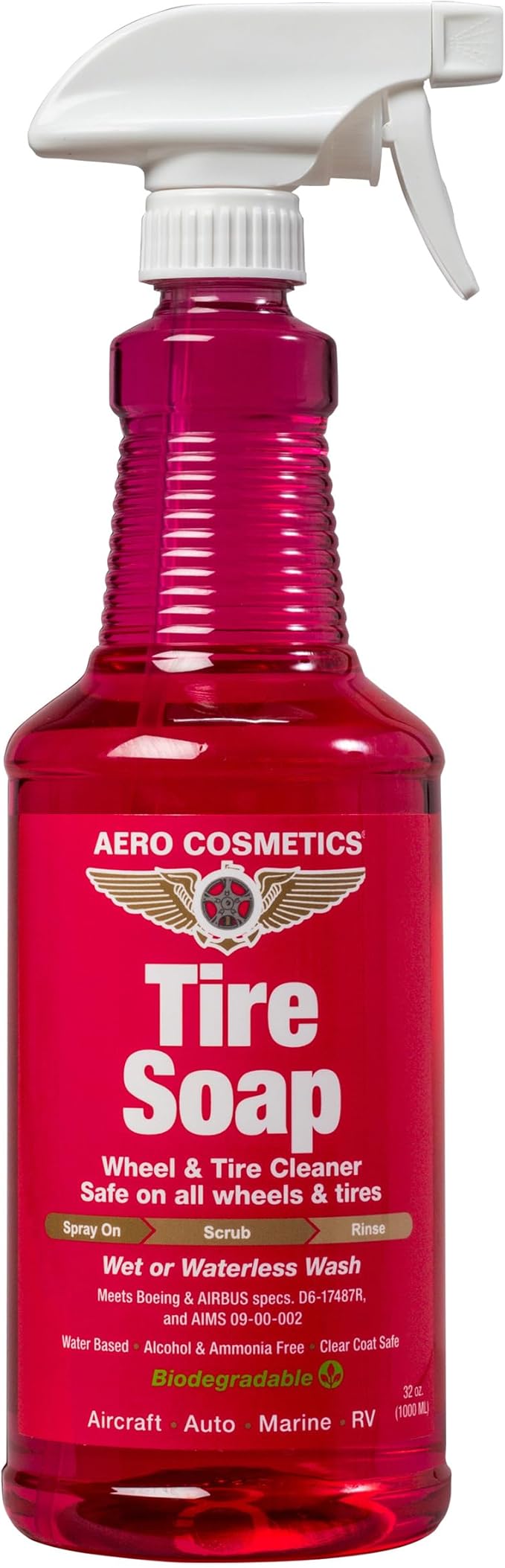 Tire Soap Degreaser & Rubber Care Tire Dressing Bundle 32oz