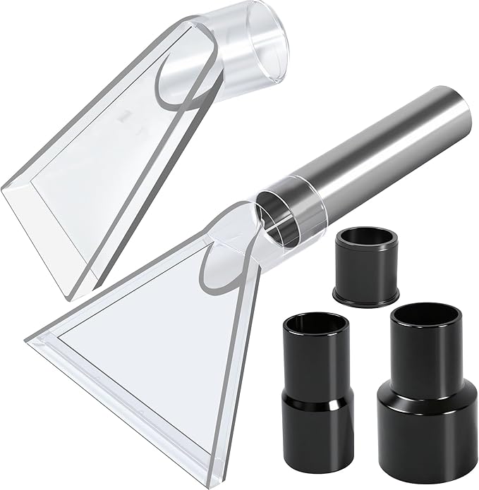 Universal Fit All Shop Vacs Extractor Attachment Kit Wet/Dry Vacuums with 2-1/2" 1-7/8" 1-1/4" Adapters for Carpet Cleaning Upholstery & Auto Detailing (Small+ Large)