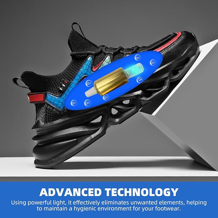 U-V Light O-zone Shoe Deodorizer, Portable U-V Shoe Cleaner for Sneakers, Boots, Dress Shoes