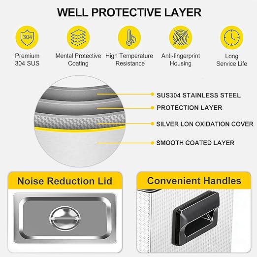 Ultrasonic Cleaner 15L Dual-Frequency Professional Digital Stainless Steel Cleaning Machine with Heater Timer for Denture, Coins, Small Metal Parts, Circuit Board, Lab Tools, etc