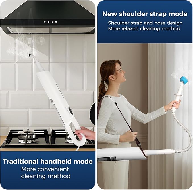 Steam Mop All-in-one for Floor Cleaning, MultiPurpose Steam Cleaner for Home with LED display screen