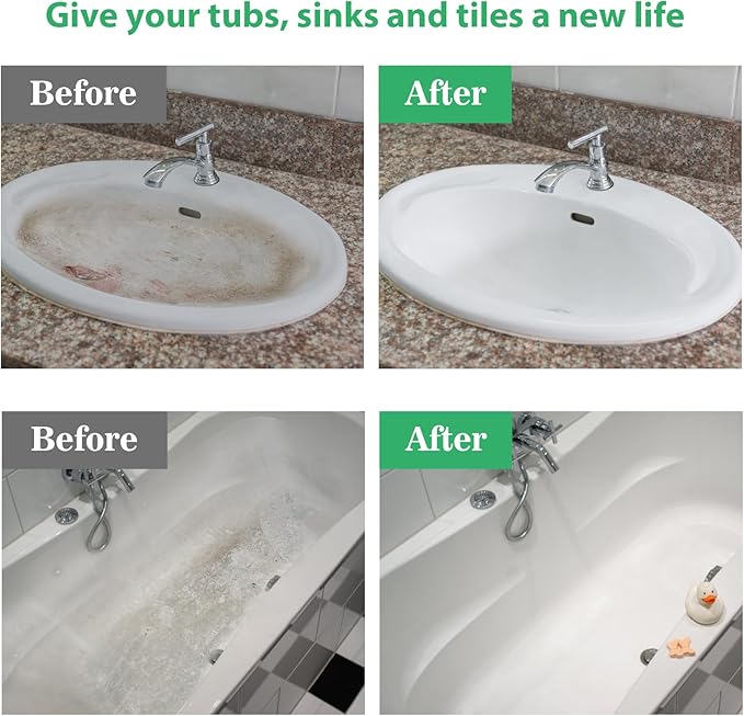 NADAMOO Tub and Tile Refinishing Kit 1 kg With Tools + Spray Paint(1 Can)