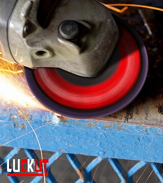 Paint Stripper Discs for Angle Grinder, 4-1/2" x 7/8", 12-Pack, Multi-Surface Rust and Paint Removal Wheels for Metal and Wood