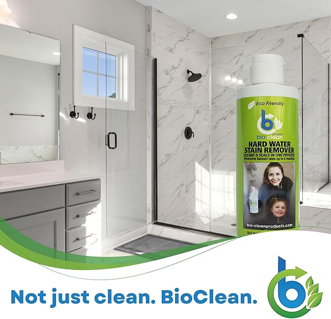 Bio-Clean Products Hard Water Stain Remover, 10 Fl Oz (Pack of 1), Green, 10 Ounce
