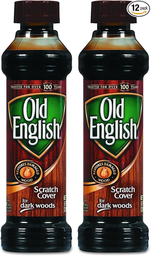 OLD ENGLISH 75144CT Furniture Scratch Cover, for Dark Woods, 8 Oz Bottle (Case of 6) (Pack of 2)