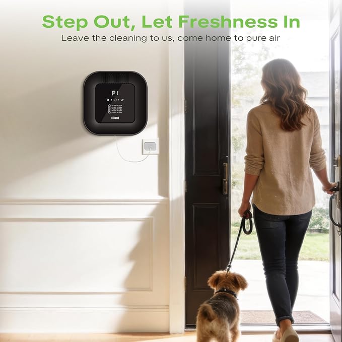 Cat Litter Deodorizer – 99% Odor Removal, Ozone Air Purifier for Pets, Strong Odor Eliminator for Litter Box, Toilet, Closet, Cabinet, Shoe, Garage