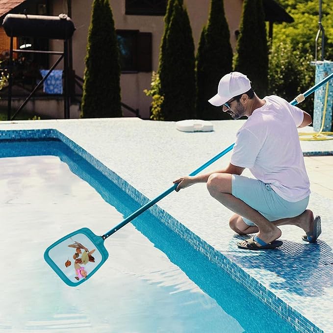 POOLWHALE Pool net with 15ft Pole