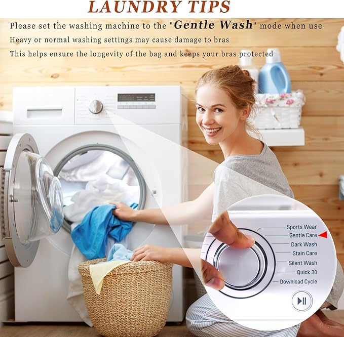 Large Bra Washing Bags for Laundry, 2 Pack Bras Laundry Bags for Washing Machine, Lingerie Bag for Washing Delicates Underwear Brassiere Washer Protector for Laundry