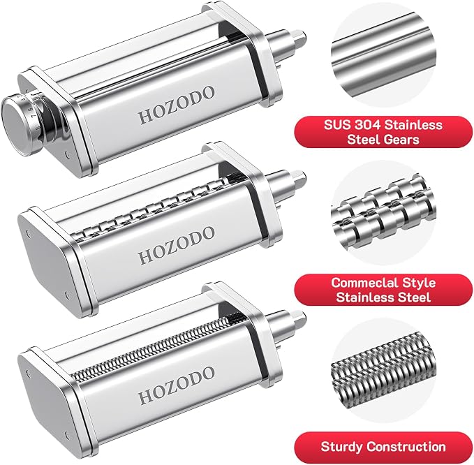 Pasta Attachment & Pouring Shield for KitchenAid Mixer