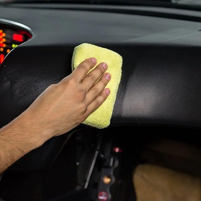 8PCS Microfibre Car Wax Applicator Pads Soft Auto Detailing Wax Sponge Rectangle Foam Car Paint Care Pad Polishing