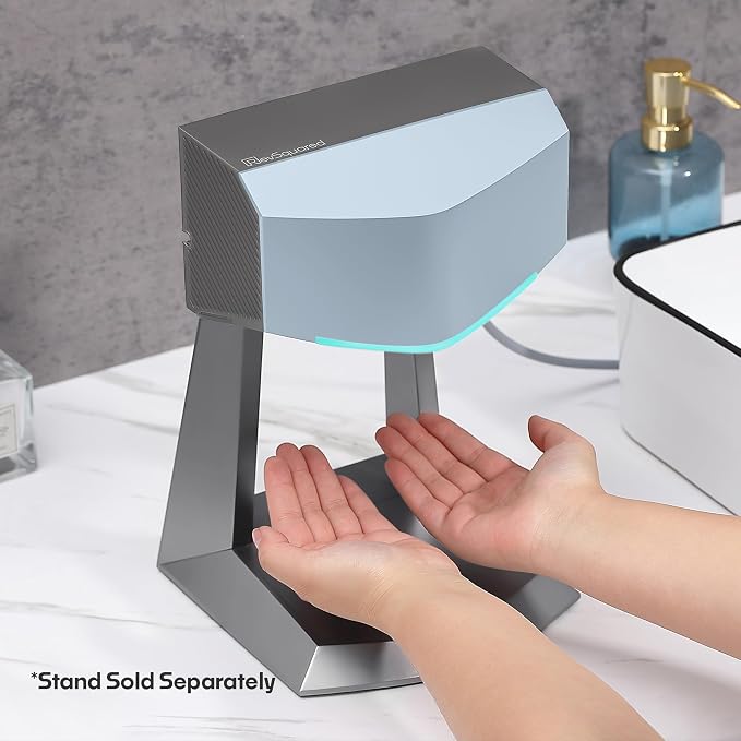 Hand Dryer for Home, Commercial Bathrooms, Hi-Speed Hand Dryer with Air Filter, Energy-Saver Mode, Speed/Volume Control, Automatic Air Blades Portable/w Stand or Wall Mount | Touchless | UL Certified