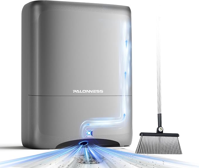 Pro Touchless Vacuum Automatic Dustpan 1400W Ultra Fast & Powerful, 18KPA Vacuum Dustpan TOF Sensor Hands-Free LED Alerts, 6L Electric Dustpan for Home/Kitchen/Office/Sweeping Salon/Pet Shop(No Broom)