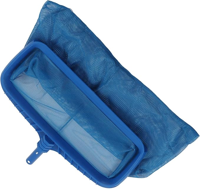 Dioche Pool Skimmer Net, Swimming Pool Leaf Skimmer Net Heavy Duty ABS Frame 0.3 X 40.6cm Pool Skimmer Basket with Fine Mesh Pool Net Skimmer for Pool and Lake Maintenance