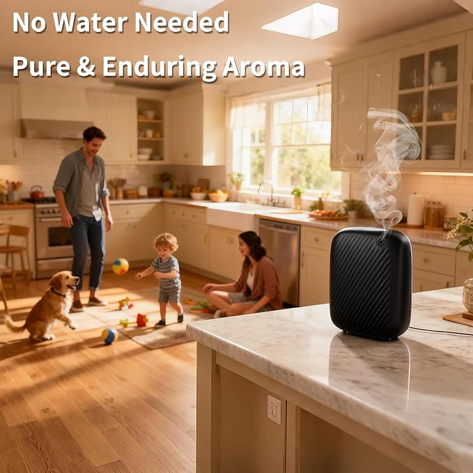 Smart Waterless Essential Oil Diffuser, 400ML Hotel Scent Diffuser with 12A1V Power Adapter for Large Room and Commercial Use, Scent Air Machine Cover Up to 2000 Sq.Ft