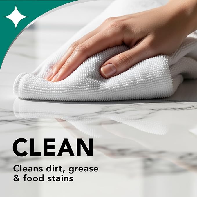 Weiman Disinfecting Granite and Stone Countertop Cleaner and Polish - Safely Cleans & Shines Marble, Quartz Quartzite Slate, Limestone, Corian, Laminate Tile, 64 Oz, 2 Pack