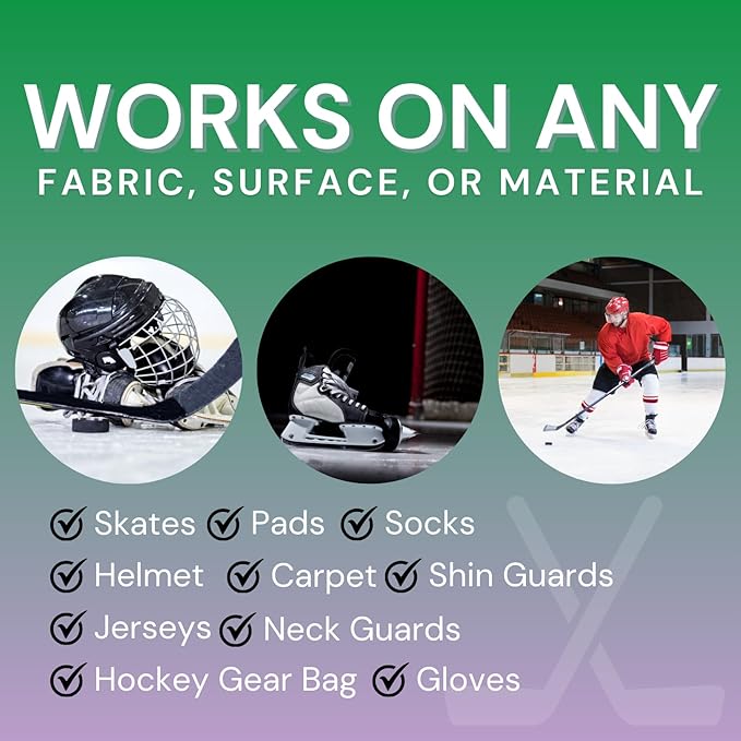 The Stink Solution Hockey Odor Eliminator For Strong Odor: Quickly Banish Sweat & Body Odor From Hockey Gear, Skates, Hockey Bags, Gloves, & More! Safe Hockey Deodorizer - 2 16 oz Bottles Coconut Lime