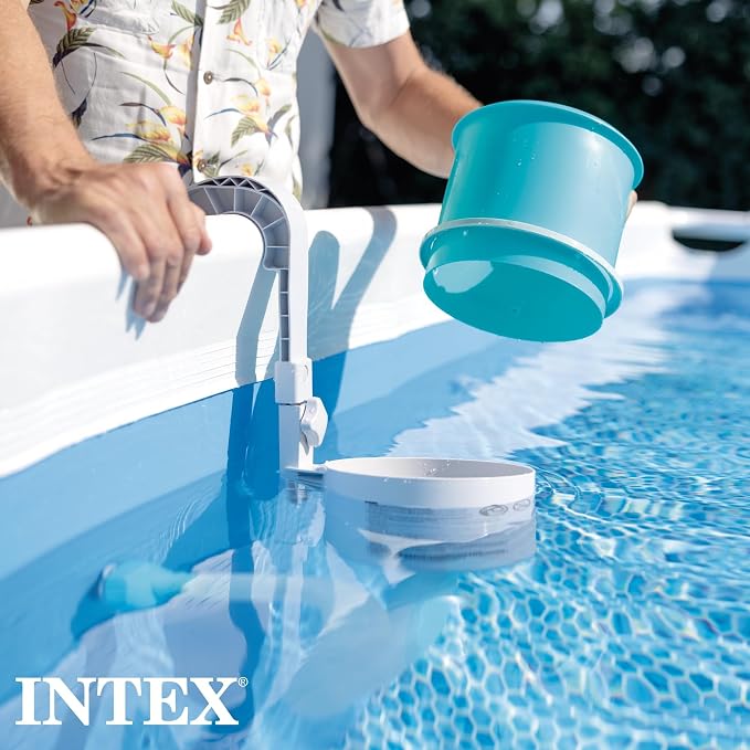Intex Deluxe Wall-Mounted Swimming Pool Surface Automatic Skimmer | 28000E